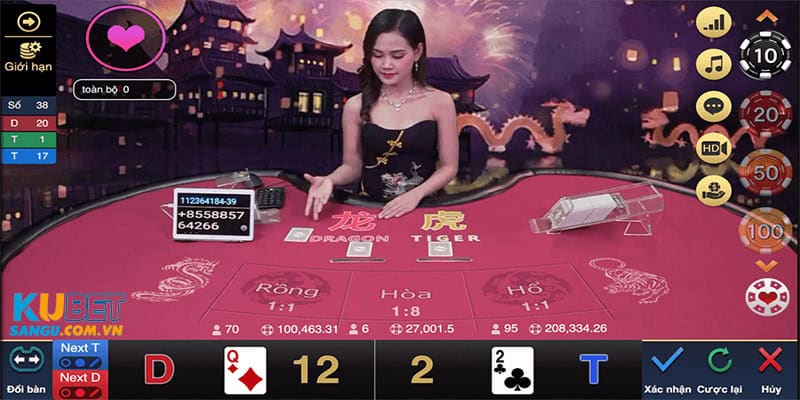 Cách tham gia chơi rồng hổ Ku Casino tại Kubet